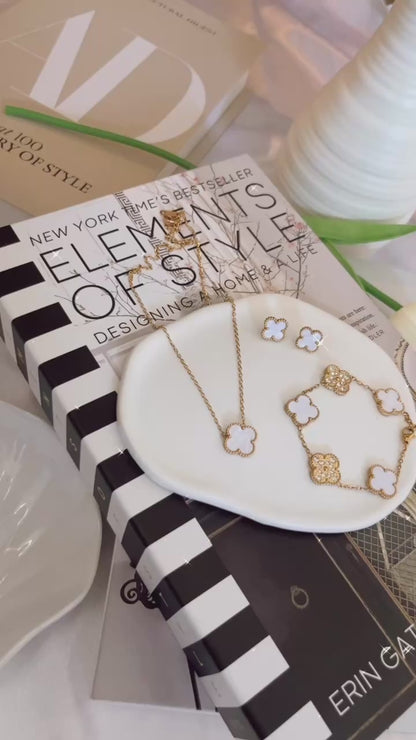 Dainty Clover Set (blanco)